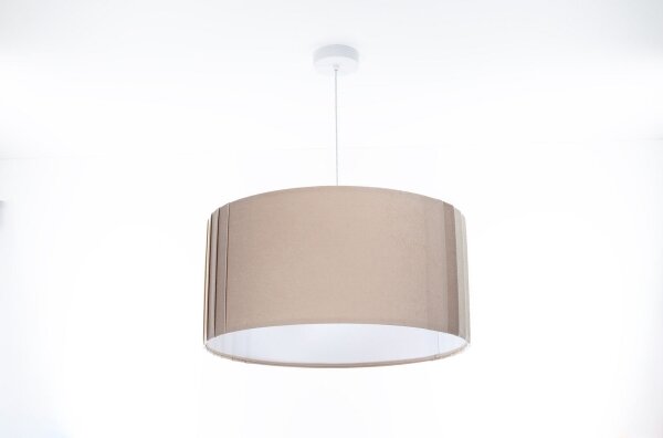 Závesné svietidlo STRIPES 1xE27/60W/230V, priemer 40 cm, béžové