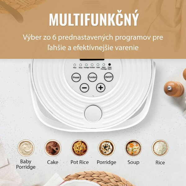 Noaton RC120W Essential, multifunkčný ryžovar