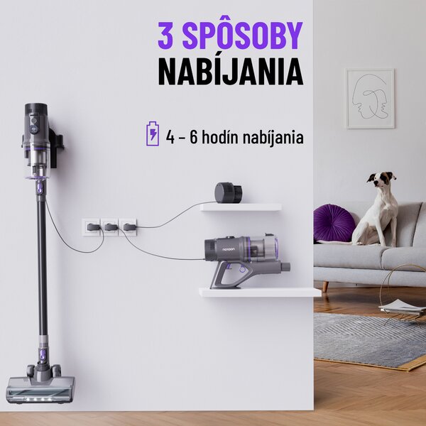 Noaton AVC600 Deluxe edition, tyčový aku vysávač