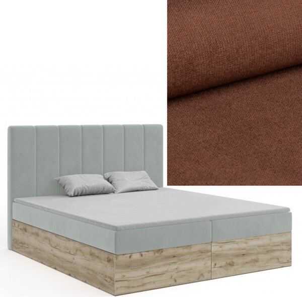 MD Kontinentálna Boxspring posteľ SUMATRA 140x200 výber z farieb KRONOS_28