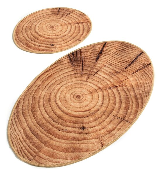 ASIR Kúpeľňová predložka WOOD 2 ks