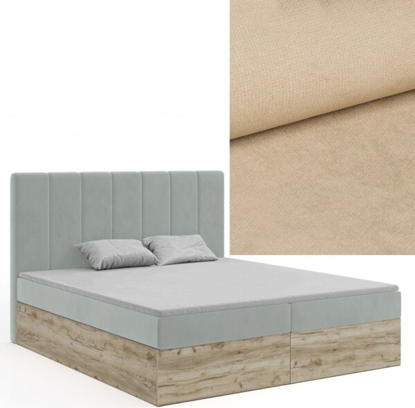 MD Kontinentálna Boxspring posteľ SUMATRA 140x200 výber z farieb KRONOS_35
