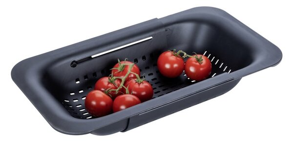 Plastový cedník Black Outdoor Kitchen Sivo – Wenko