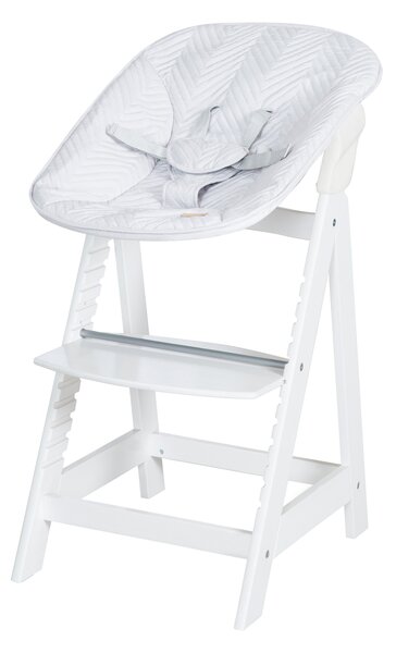 Roba Detská vysoká stolička Born Up Zickzack 2 v 1 (biela) (100366840)