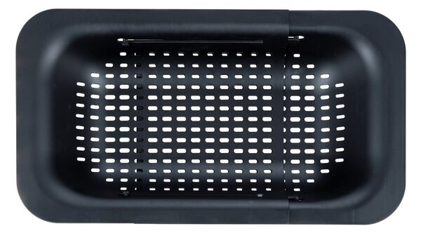 Plastový cedník Black Outdoor Kitchen Sivo – Wenko