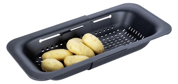 Plastový cedník Black Outdoor Kitchen Sivo – Wenko