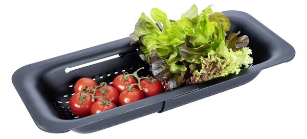 Plastový cedník Black Outdoor Kitchen Sivo – Wenko