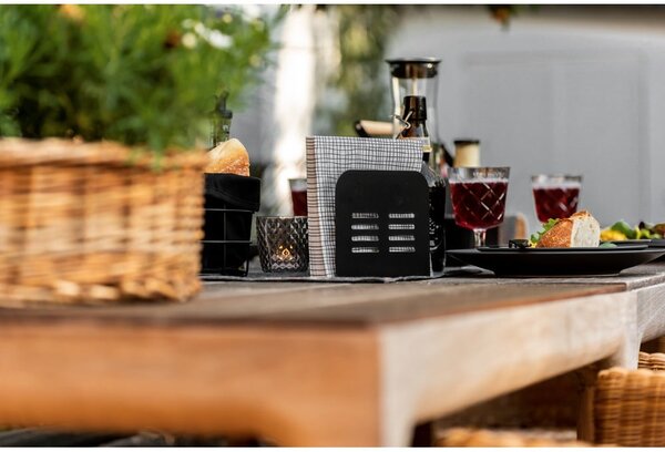 Čierny držiak na obrúsky Wenko Black Outdoor Kitchen Baco