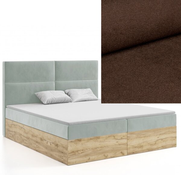 MD Kontinentálna Boxspring posteľ NAOMI 140x200 výber z farieb KRONOS_06