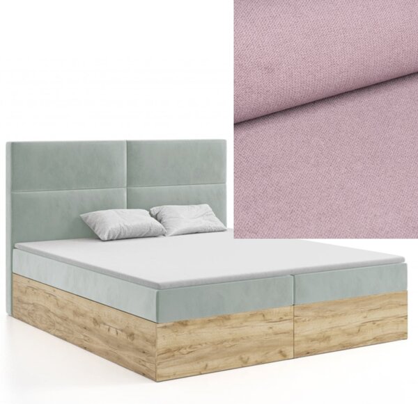 MD Kontinentálna Boxspring posteľ NAOMI 140x200 výber z farieb KRONOS_27
