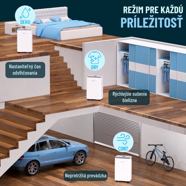 Noaton DF 4115 HEPA WiFi, odvlhčovač vzduchu s čističom