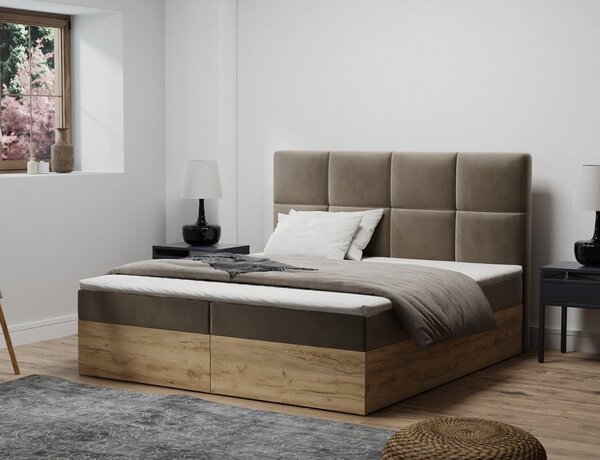 MD Kontinentálna Boxspring posteľ MADISON 140x200 výber z farieb MANILA_28