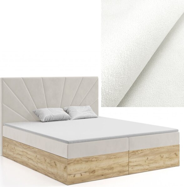 MD Kontinentálna Boxspring posteľ FLORENCE 140x200 výber z farieb MANILA_00