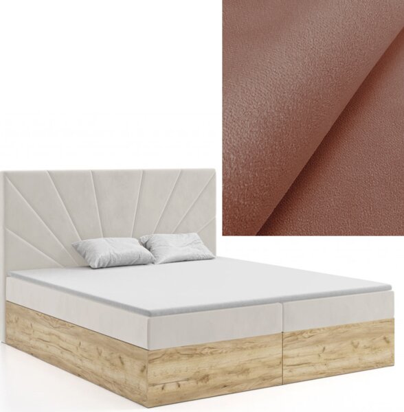 MD Kontinentálna Boxspring posteľ FLORENCE 140x200 výber z farieb MANILA_29