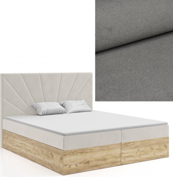 MD Kontinentálna Boxspring posteľ FLORENCE 140x200 výber z farieb KRONOS_15