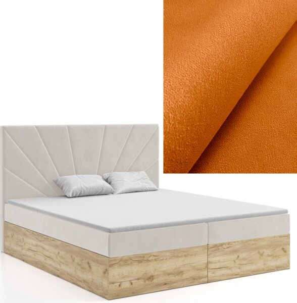 MD Kontinentálna Boxspring posteľ FLORENCE 140x200 výber z farieb MANILA_31