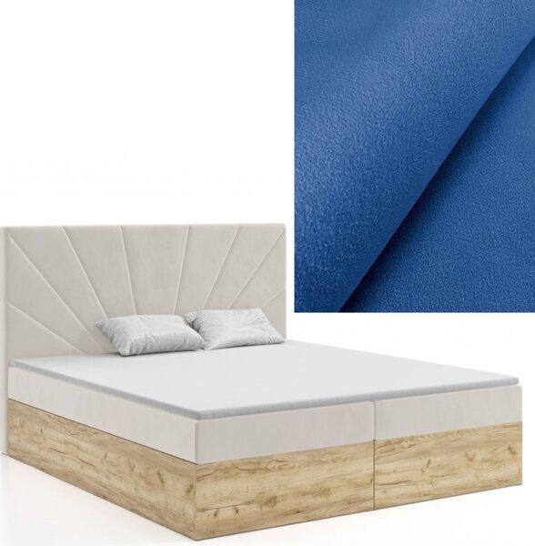 MD Kontinentálna Boxspring posteľ FLORENCE 140x200 výber z farieb MANILA_39