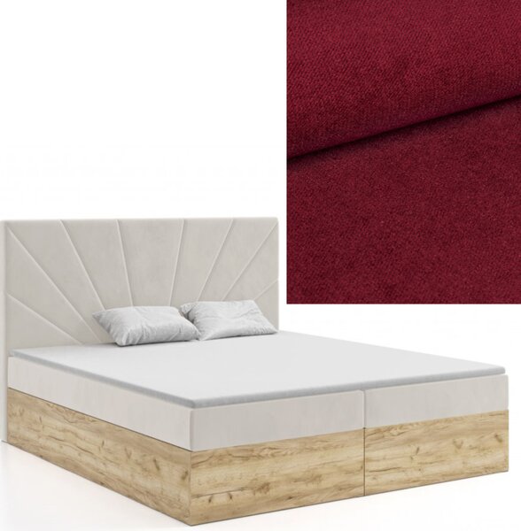 MD Kontinentálna Boxspring posteľ FLORENCE 140x200 výber z farieb KRONOS_02