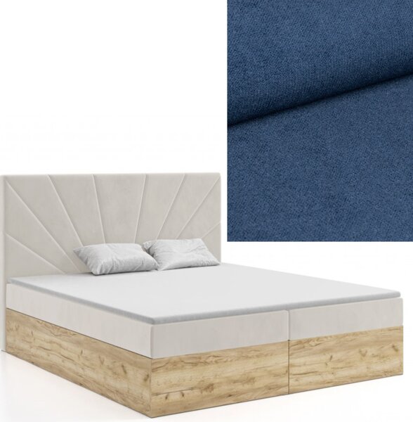MD Kontinentálna Boxspring posteľ FLORENCE 140x200 výber z farieb KRONOS_05