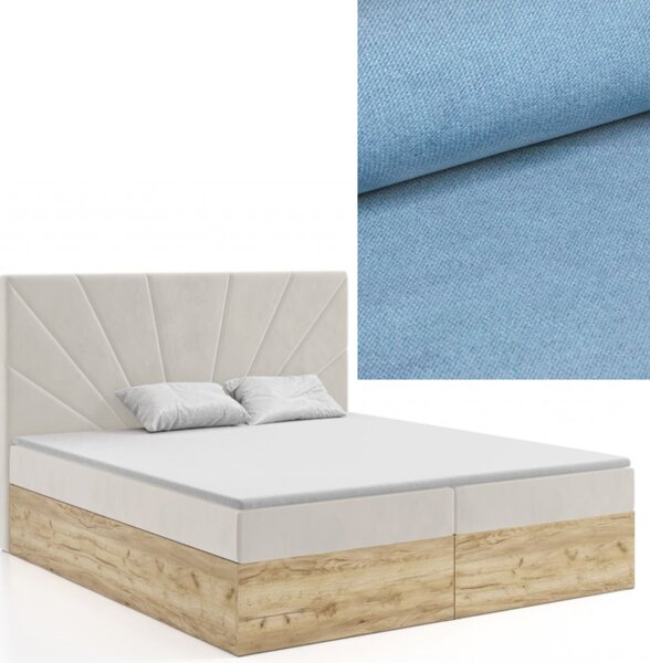 MD Kontinentálna Boxspring posteľ FLORENCE 140x200 výber z farieb KRONOS_31