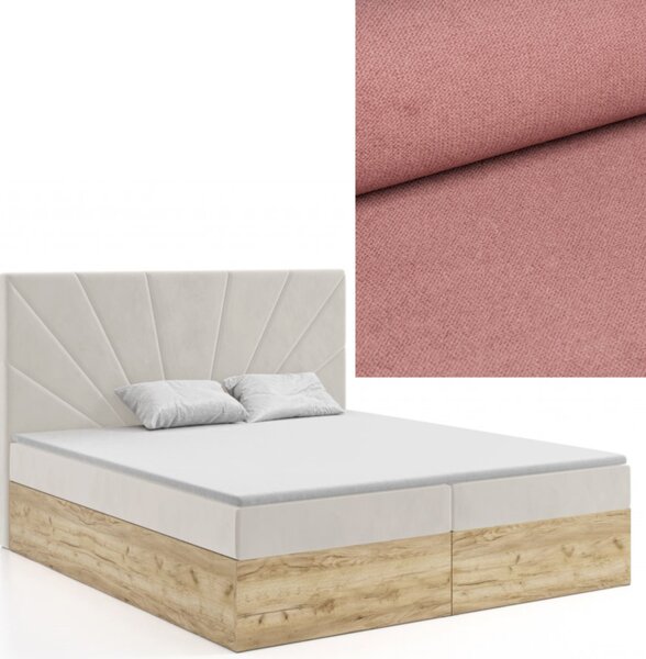 MD Kontinentálna Boxspring posteľ FLORENCE 140x200 výber z farieb KRONOS_29