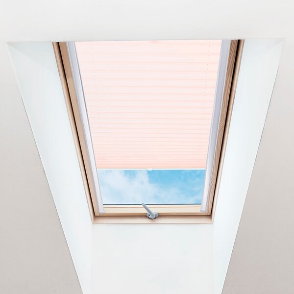 Plisé roleta na strešné okná, Priesvitná, Béžová, P 002 , 100 x 100 cm