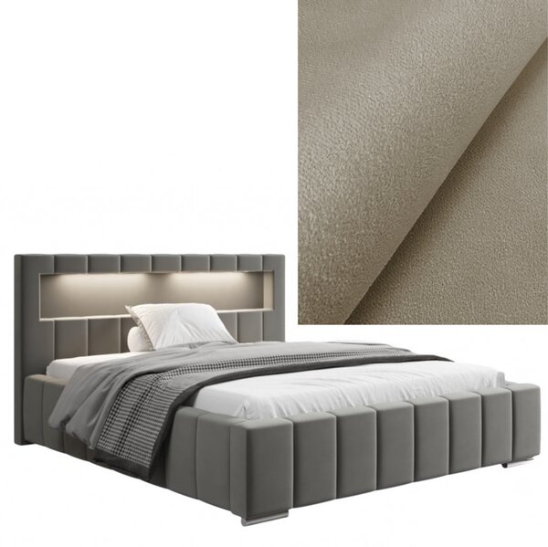 MD Čalúnená posteľ HONEY 140x200 výber z farieb MANILA_03