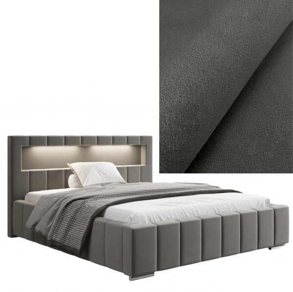 MD Čalúnená posteľ HONEY 140x200 výber z farieb MANILA_19