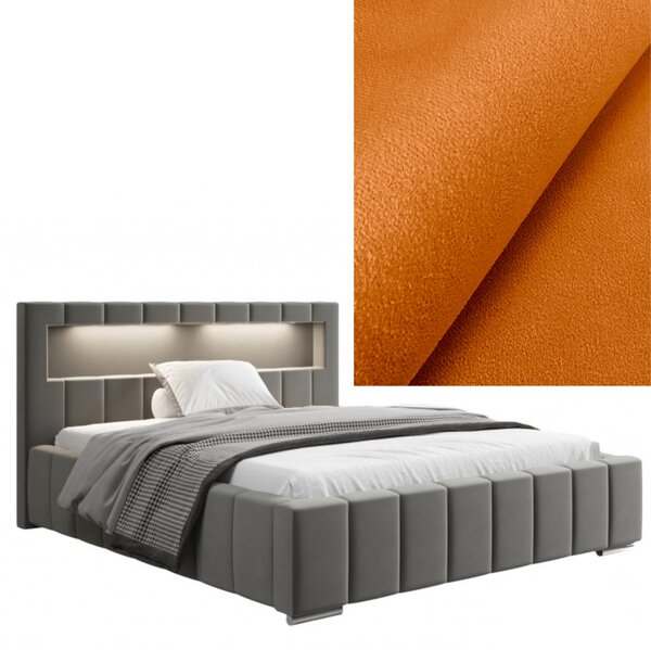 MD Čalúnená posteľ HONEY 140x200 výber z farieb MANILA_31