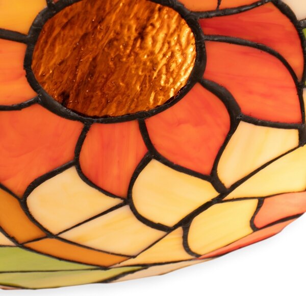 Brilagi - Tiffany vitrážové stropné svietidlo SUNFLOWER 2xE27/60W/230V pr. 40 cm