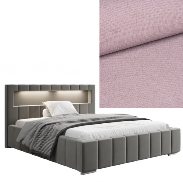 MD Čalúnená posteľ HONEY 140x200 výber z farieb KRONOS_27