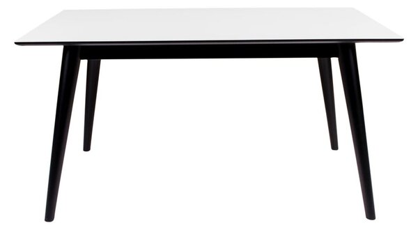 Rozkladací jedálenský stôl s čiernymi nohami House Nordic Copenhagen, 150 x 95 cm