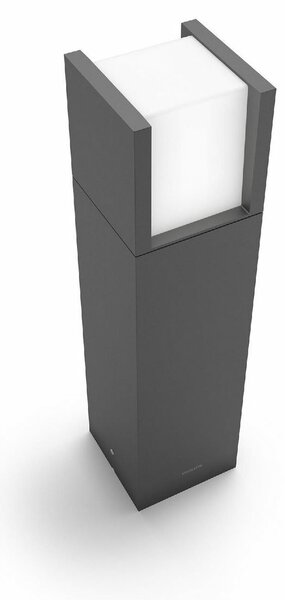 Philips Arbour UltraEfficient vonkajšie stĺpikové​ LED svietidlo 3,8 W 2700K 40cm, antracit