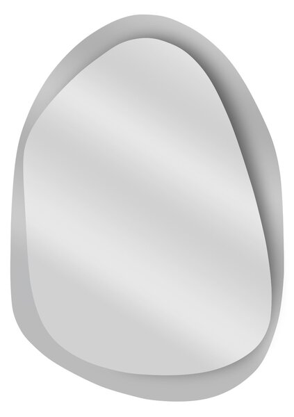 Kalune Design Dekoratívne nástenné zrkadlo Aqua 75x55 cm transparentné