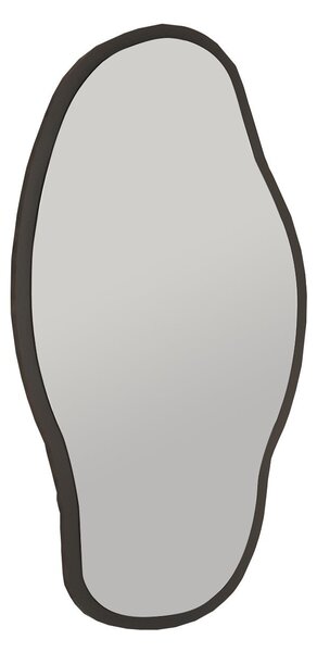 Kalune Design Dekoratívne nástenné zrkadlo Couldy 85x45 cm čierne