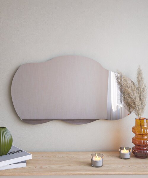 Kalune Design Dekoratívne nástenné zrkadlo Detské 40x72 cm čierne