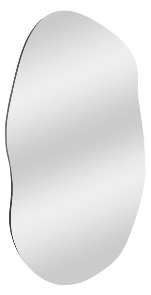 Kalune Design Dekoratívne nástenné zrkadlo Lossa 89x52 cm čierne