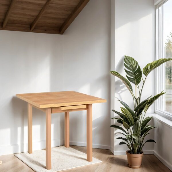 Drewmix Rozkladací jedálenský stôl MAX 7 výber z farieb 80(110)x80