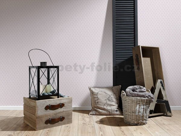 Vliesové tapety na stenu A.S. CRÉATION Maison Charme 39074-3 drobné kytičky ružové rozměr 10,05 m x 0,53 m