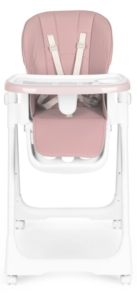 ECOTOYS Detská jedálenská stolička Kiddo ružová