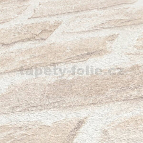 Vliesové tapety na stenu A.S. CRÉATION Natural Living 38637-3 béžové tehly rozměr 10,05 m x 0,53 m