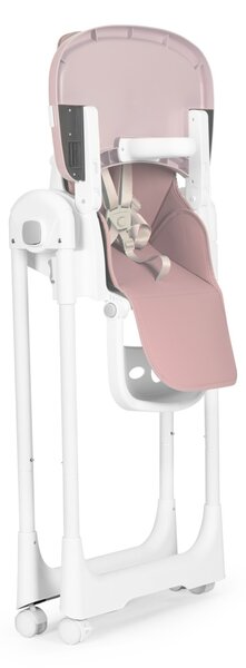 ECOTOYS Detská jedálenská stolička Kiddo ružová