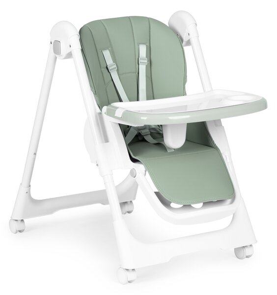 ECOTOYS Detská jedálenská stolička Kiddo zelená