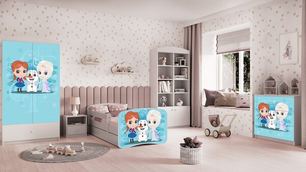 Kocot kids Detská komoda BABYDREAMS Ľadové kráľovstvo biela