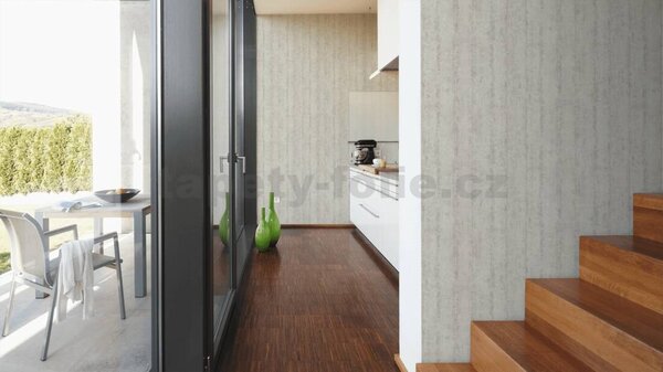 Vliesové tapety na stenu IMPOL 36705-1, rozměr 10,05 m x 0,53 m, betón svetlo hnedý, A.S. CRÉATION