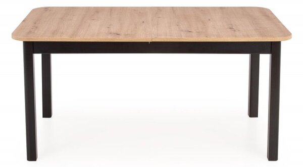 Halmar Rozkladací jedálenský stôl FLORIAN 160(228)x90 dub artisan/čierny
