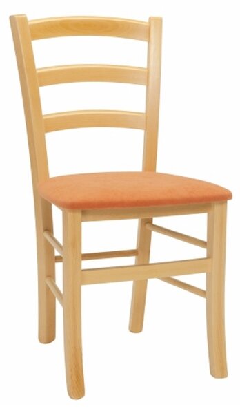 STIMA Jedálenská stolička PAYSANE s čalúneným sedákom - výber z odtieňov Buk lux 10 terracotta