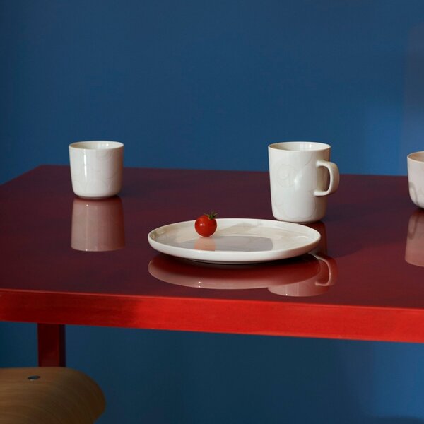Marimekko Tanier Oiva Unikko 20cm, biely