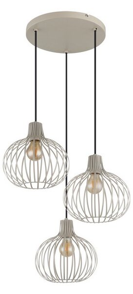 Závesné svietidlo 3x E27 piesková IP20 GLOBO lighting MATEO 33379319