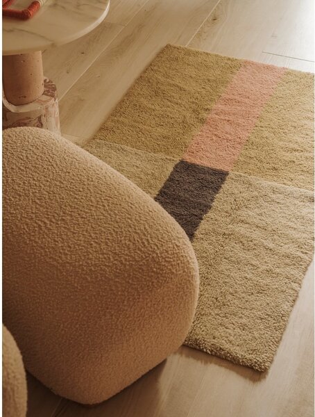 Ručne tkaný vlnený koberec 80x140 cm Chroma Dusty Pink – Lorena Canals